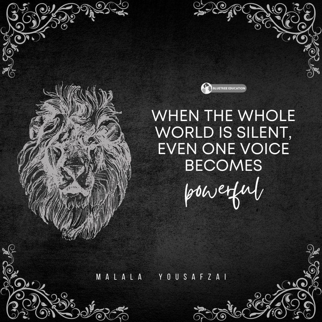 lion-motivational-quote-malala-yousafzai-silent-one-voice