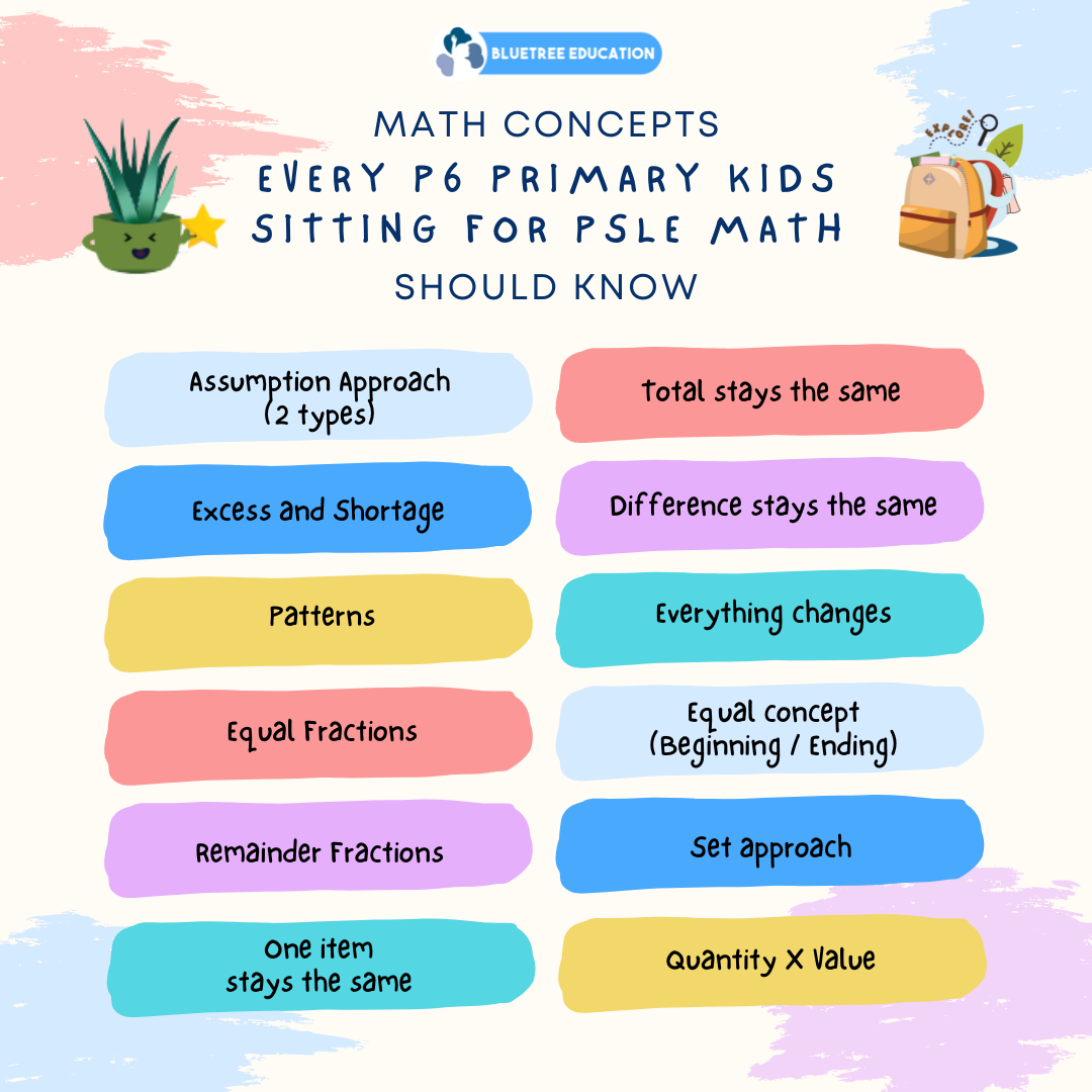 psle math concepts primary