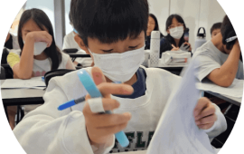 student revising primary 4 science topics